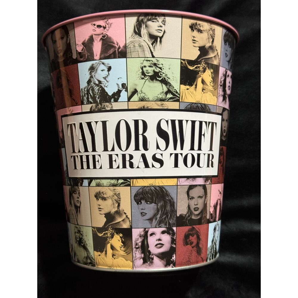 Taylor Swift The Eras Tour Metal Tin Bucket